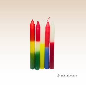 velas largas combinadas x 50 unidades