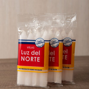 velas cortas x 50 unidades