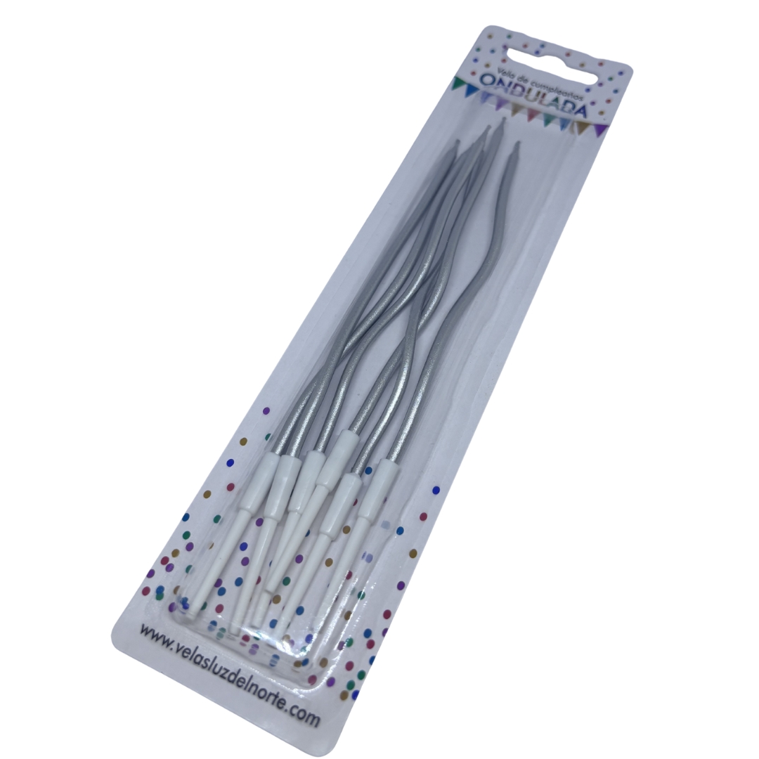 vela ondulada blister x 6unidades (caja de 24 blister) vela ondulada blister x 6unidades (caja de 24 blister)