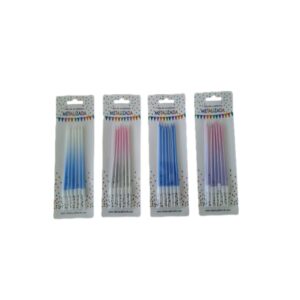 vela metalizada blister x 6 unidades (caja x 24 blisters)